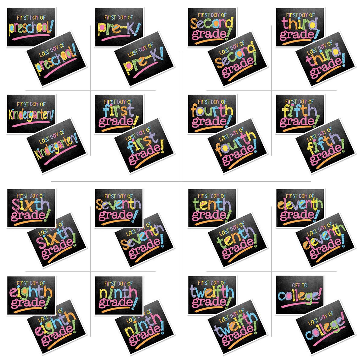 Class Keeper® School Days Keepsake Bundle | School Memory Book, 1st Day/Last Day of School Photo Prop Deck + BONUS App Membership