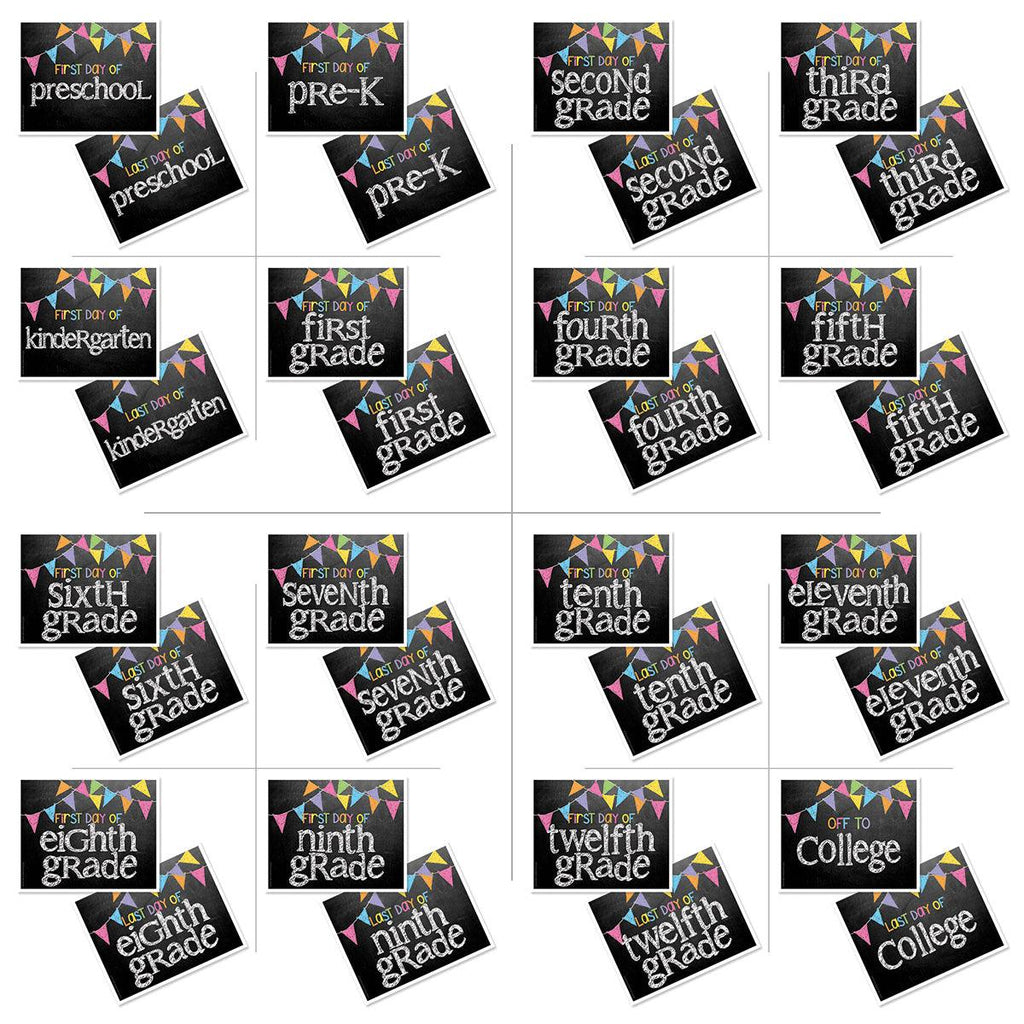 Class Keeper® School Days Keepsake Bundle | School Memory Book, 1st Day/Last Day of School Photo Prop Deck + BONUS App Membership