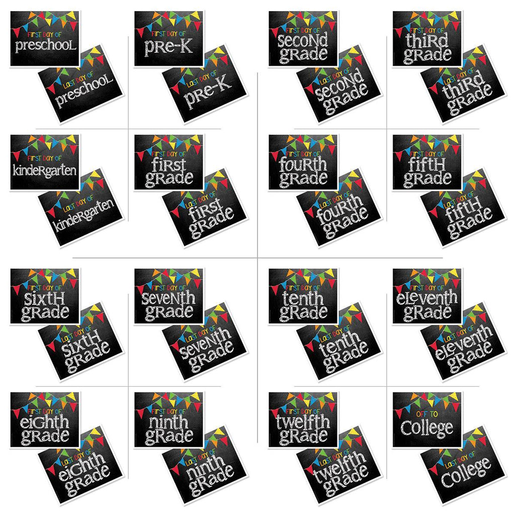 Class Keeper® School Days Keepsake Bundle | School Memory Book, 1st Day/Last Day of School Photo Prop Deck + BONUS App Membership