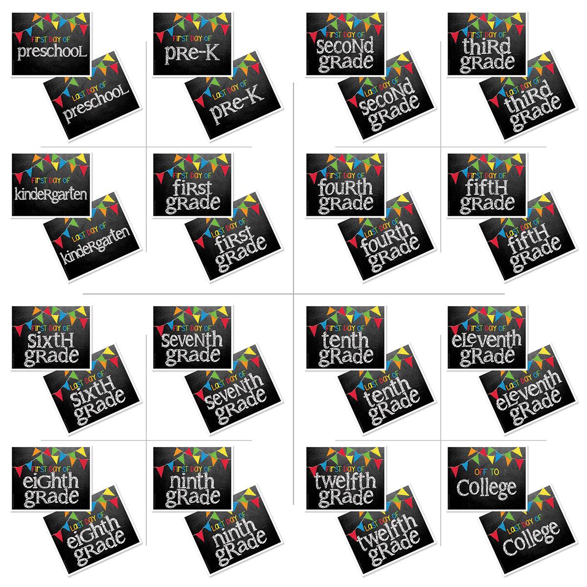 Class Keeper® School Days Keepsake Bundle | School Memory Book, 1st Day/Last Day of School Photo Prop Deck + BONUS App Membership