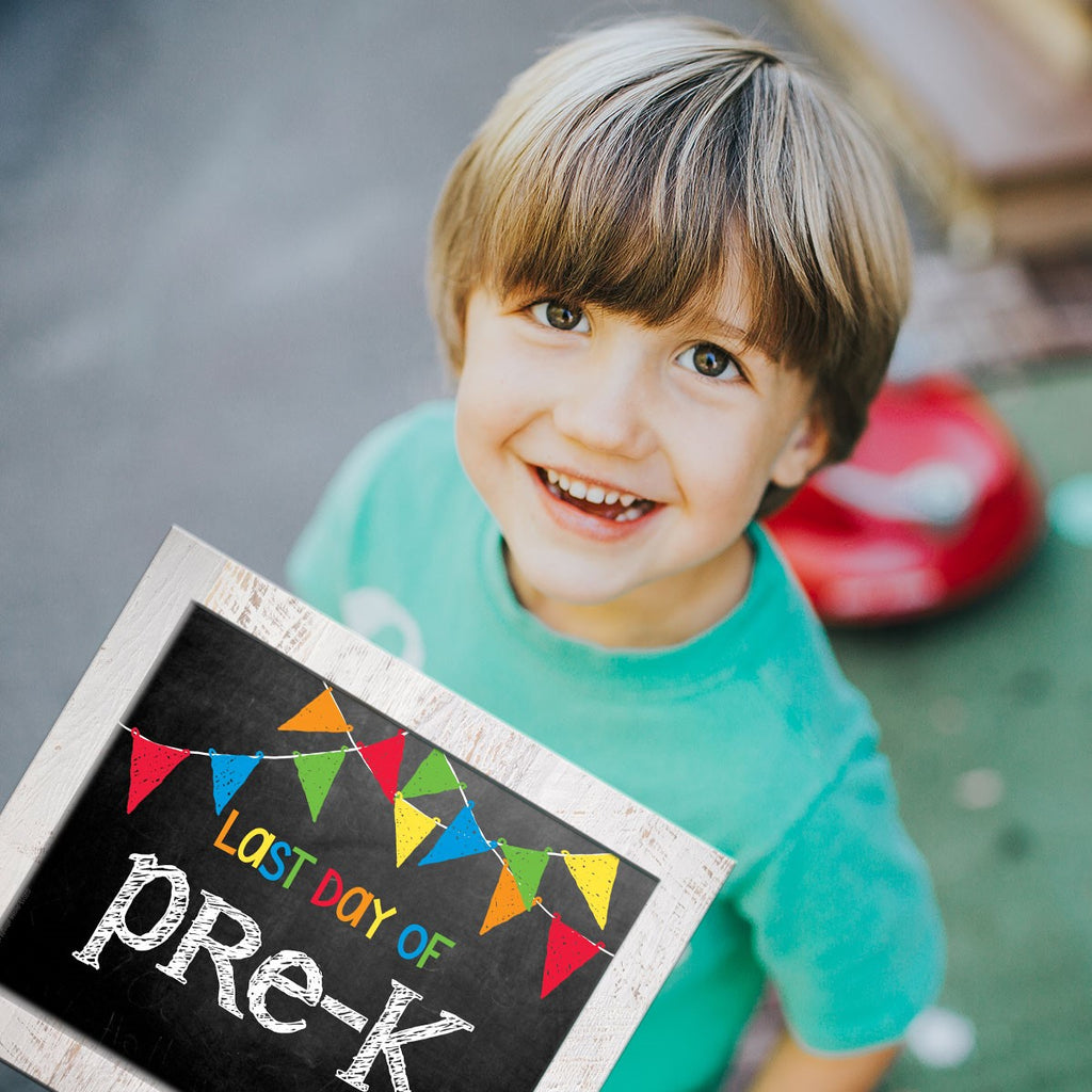 First & Last Day of School Signs Primary Flags