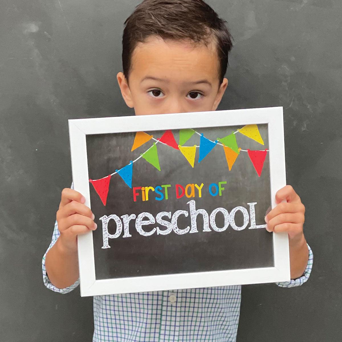 Class Keeper® School Days Keepsake Bundle | School Memory Book, 1st Day/Last Day of School Photo Prop Deck + BONUS App Membership