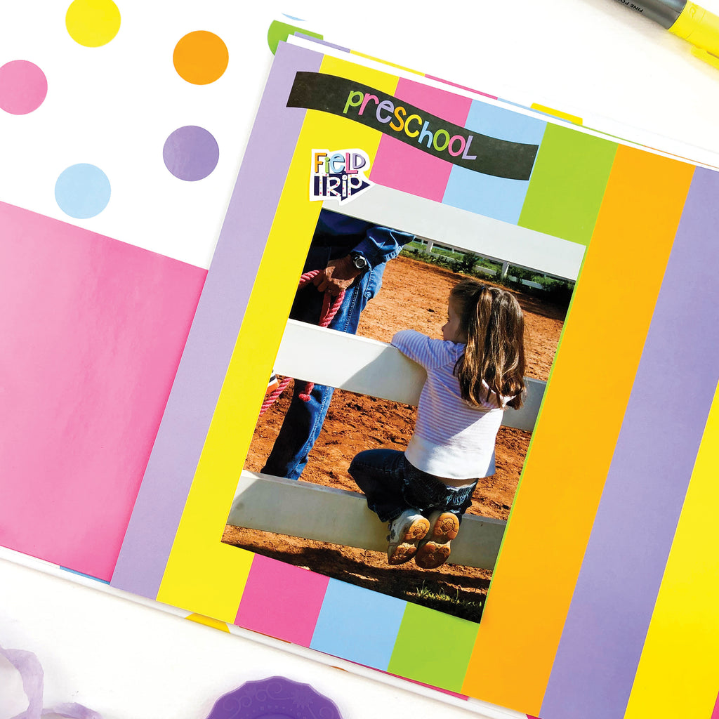 Class Keeper® School Days Memory Book Pastel Dots