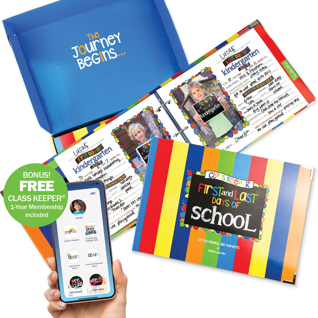 Class Keeper® Easiest School Days Memory Book | (2) Styles | Keepsake - Denise Albright® 