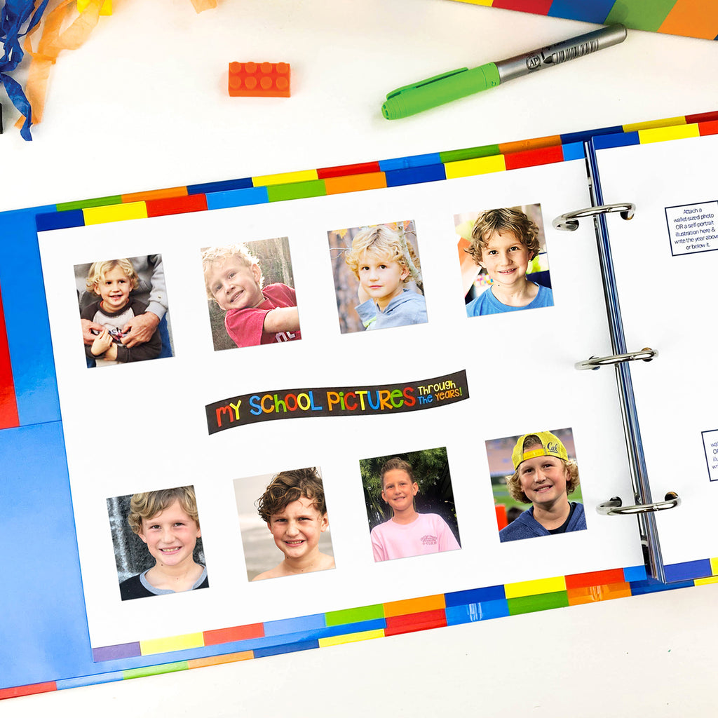 Class Keeper® School Days Memory Book Primary Stripes