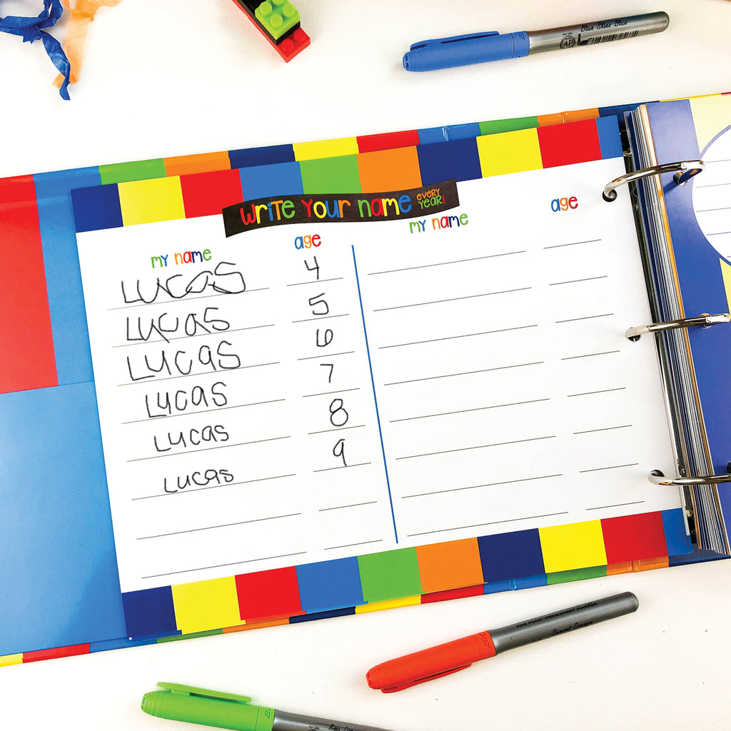 Class Keeper® School Days Memory Book Primary Stripes