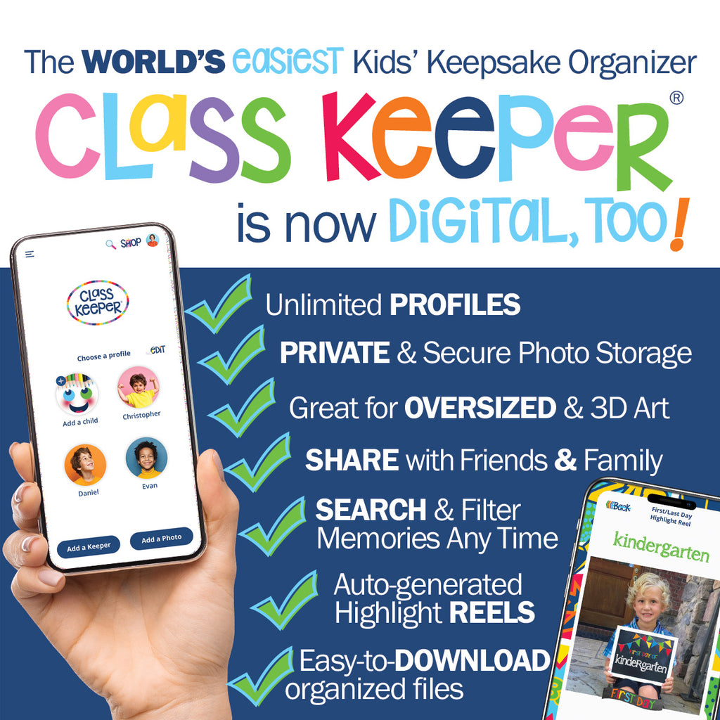Class Keeper® School Days Memory Book Primary Stripes