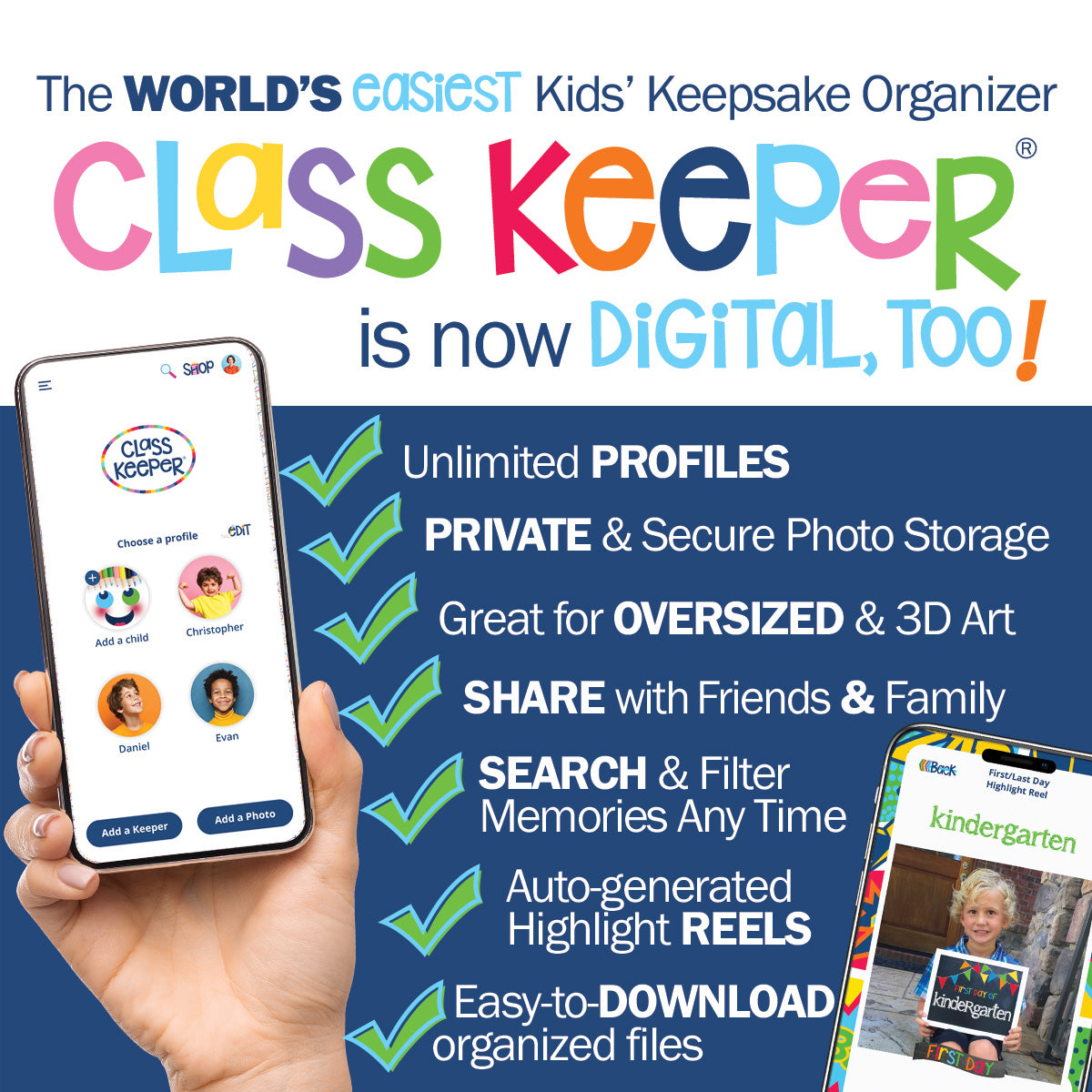 Class Keeper® School Days Memory Book Primary Stripes