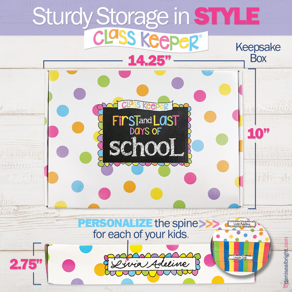Class Keeper® School Days Memory Book Primary Stripes