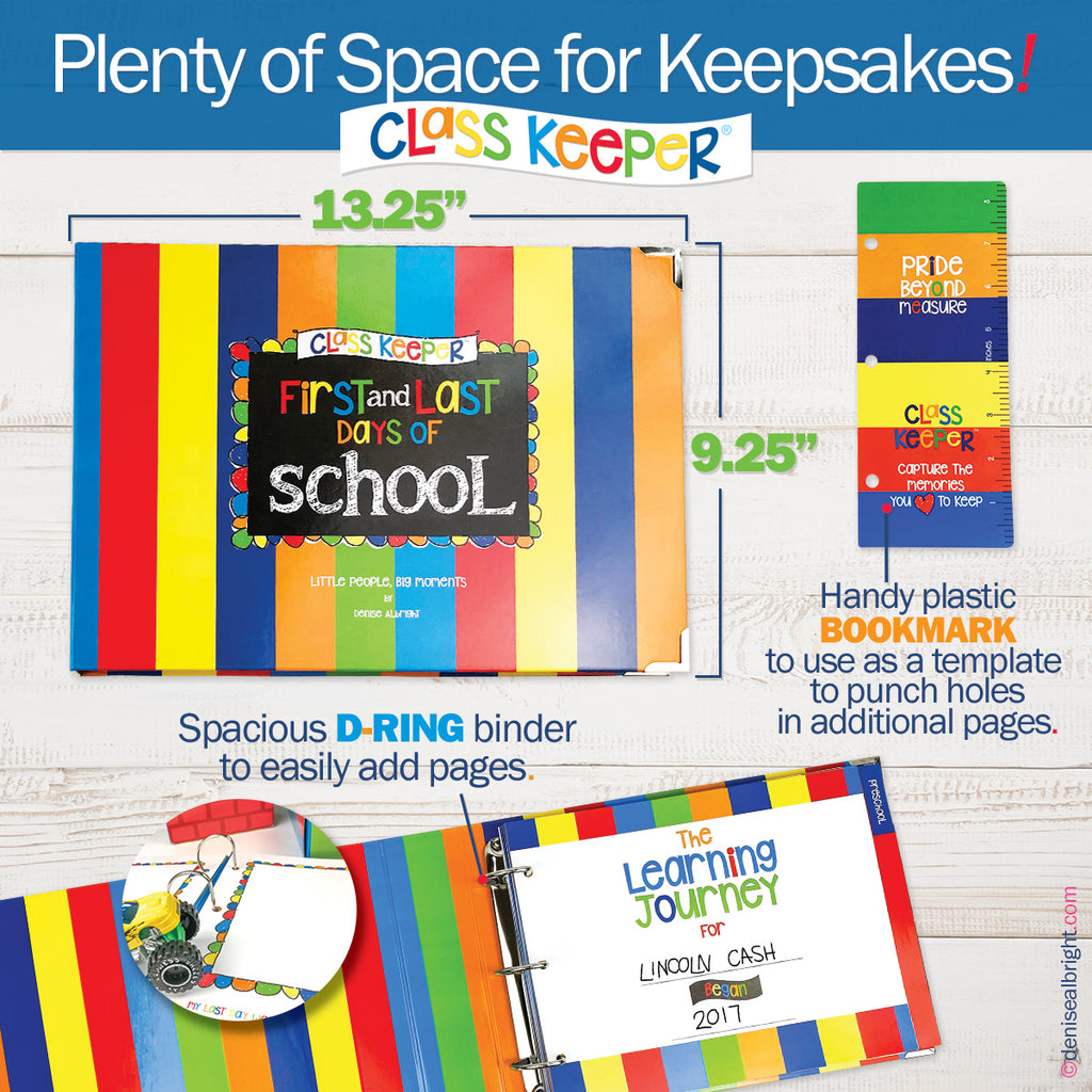 Class Keeper® School Days Memory Book Primary Stripes