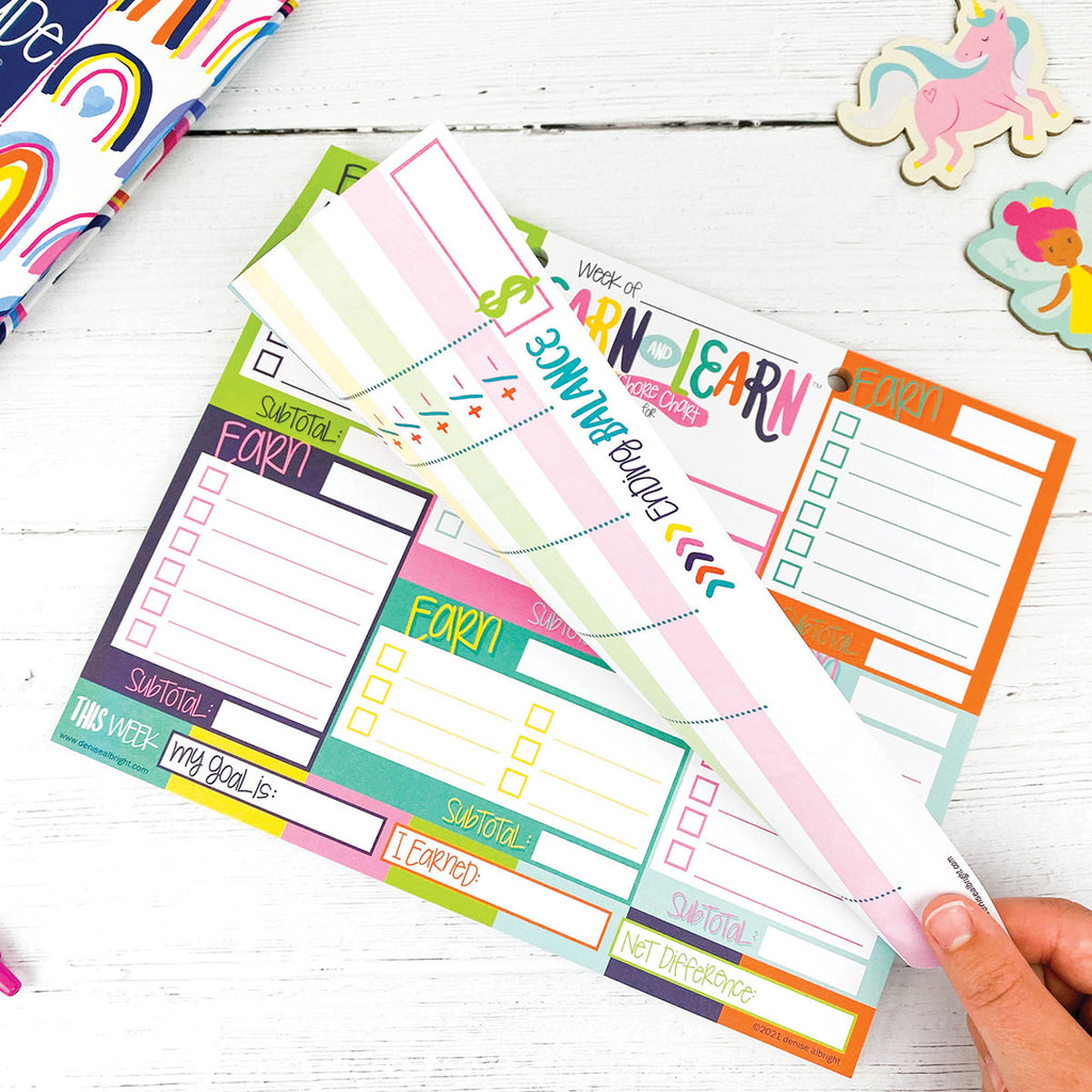 Happy Habits Bundle for Kids | Chore Chart, Gratitude Journal & Stickers