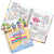 Colorful planner with daily entries and a cover titled 'Gratitude Journal'.