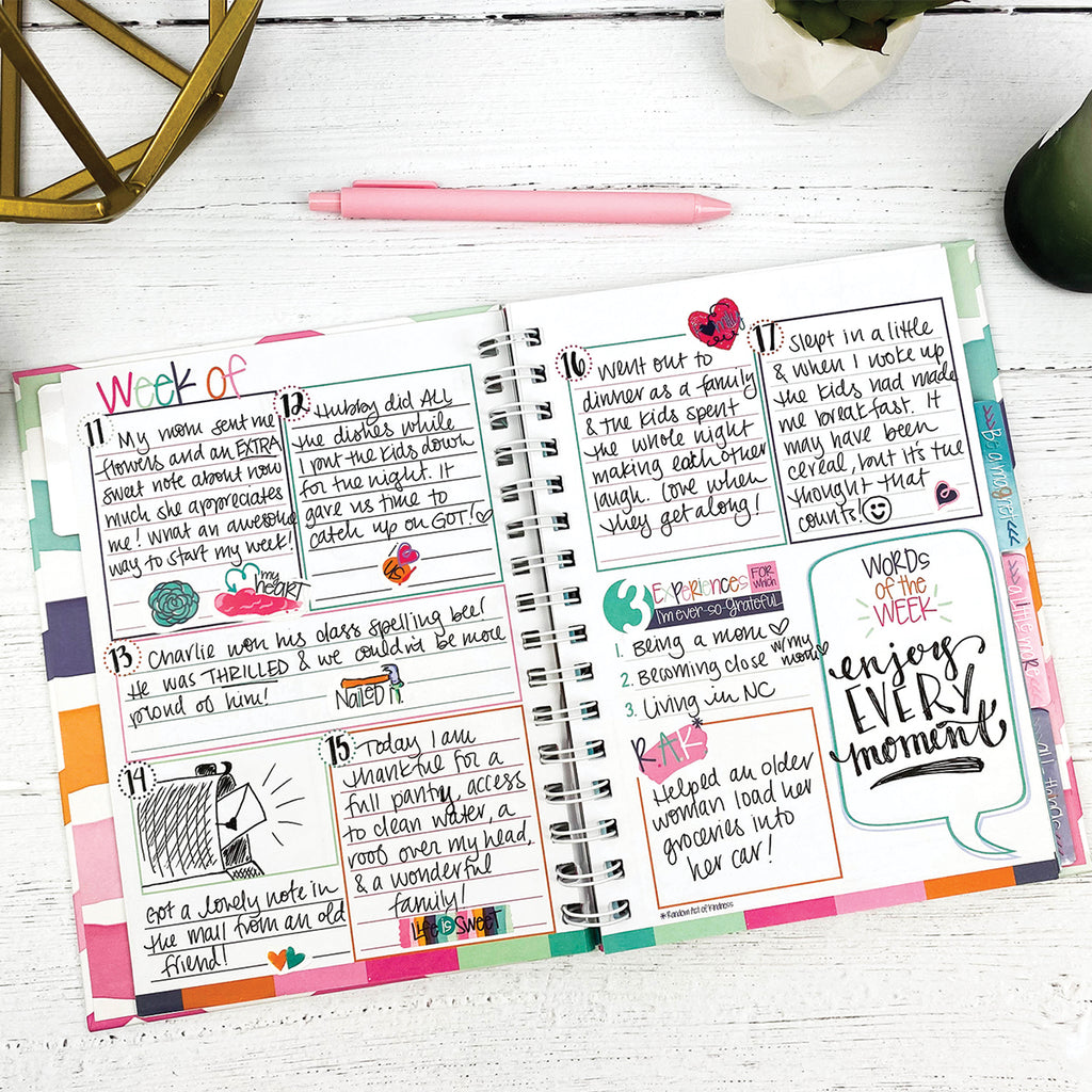 Gratitude Finder® Rain-Boho Gratitude Journal