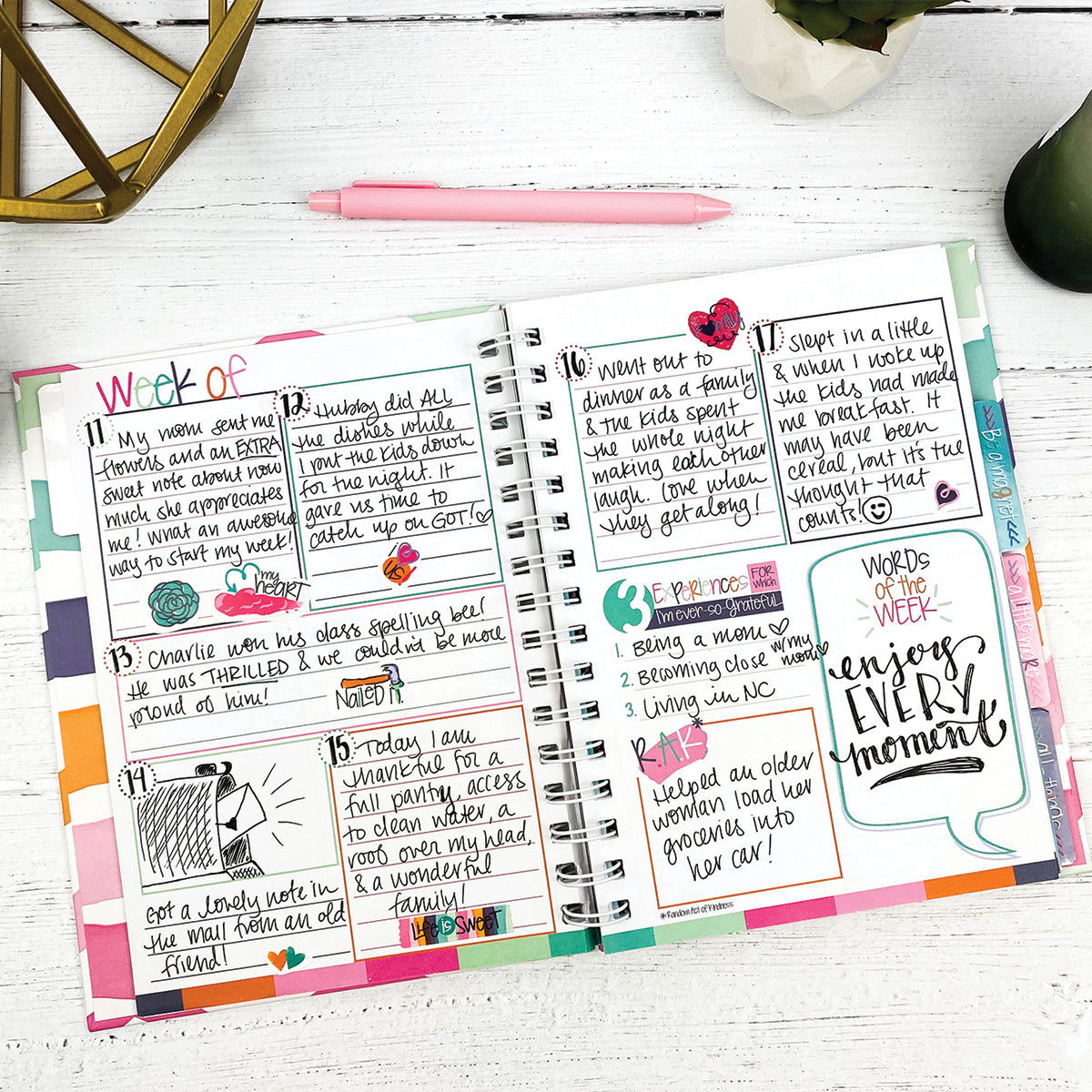 Happy Habits Bundle for Kids | Chore Chart, Gratitude Journal & Stickers