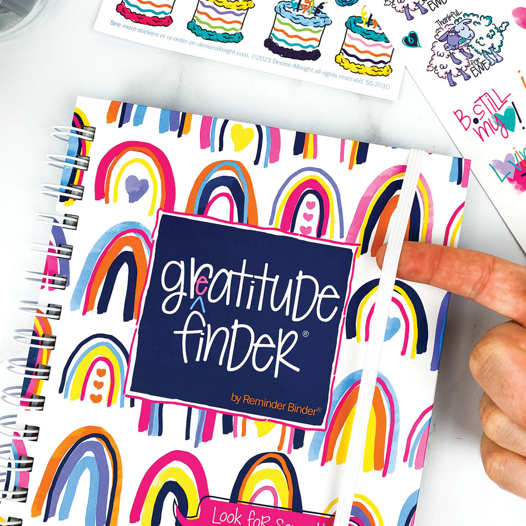 Gratitude Finder® Rain-Boho Gratitude Journal