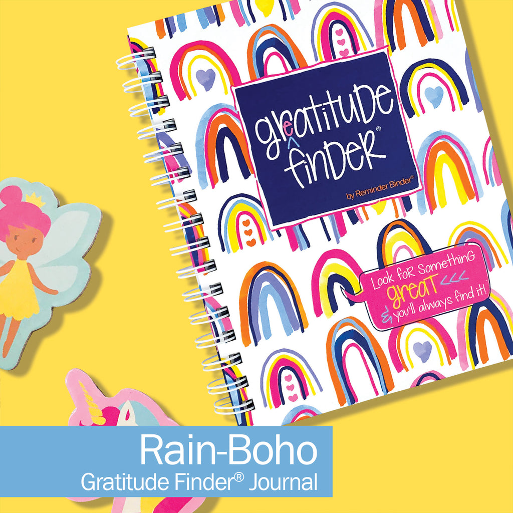 Gratitude Finder® Rain-Boho Gratitude Journal