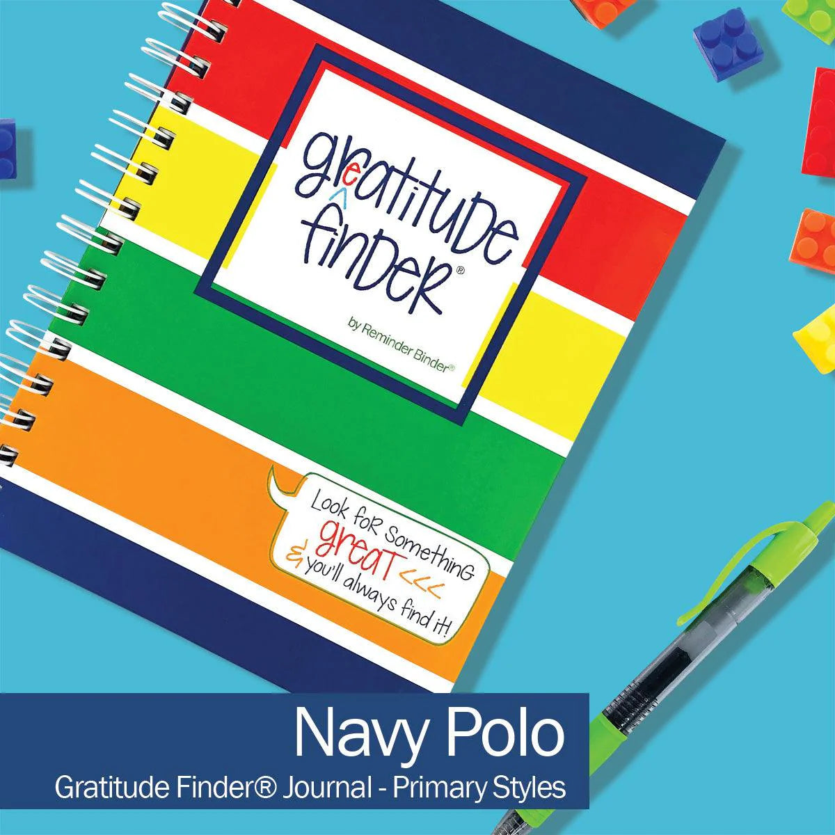Navy Polo Gratitude Journal