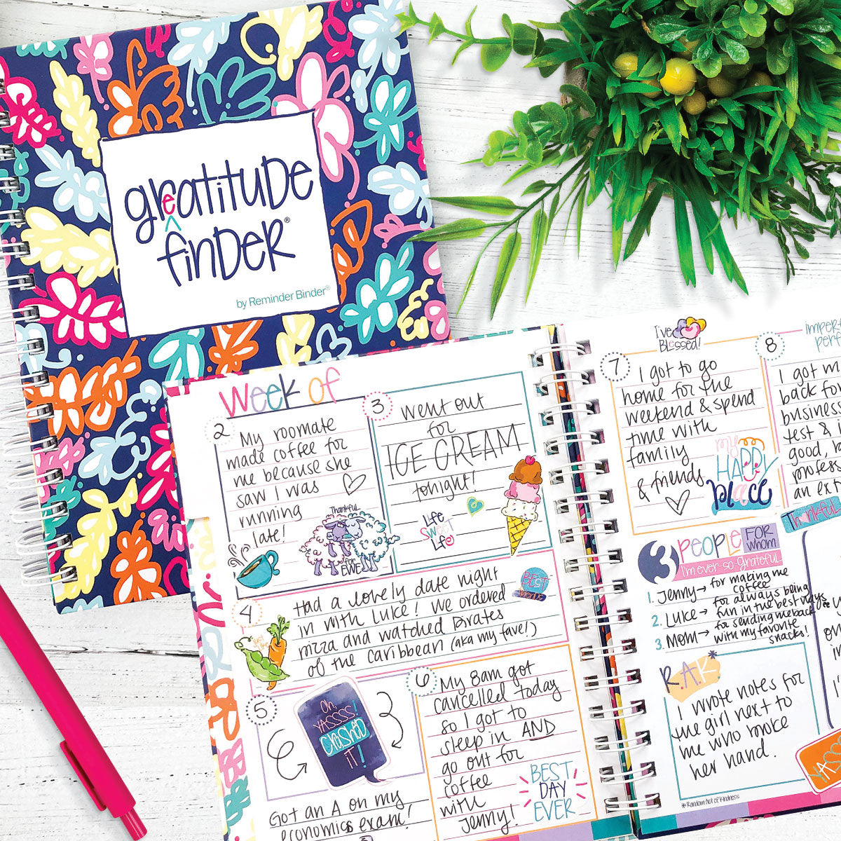 Gratitude Finder® Island Blooms Gratitude Journal