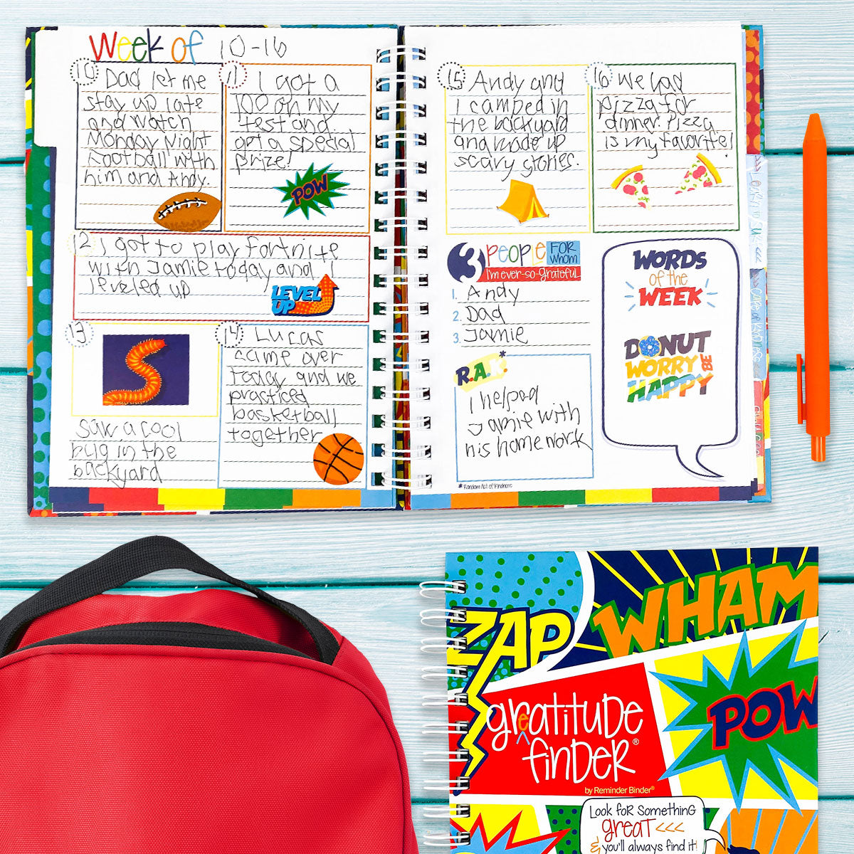 Adventure Series Gratitude Finder® Super Kiddo Gratitude Journal