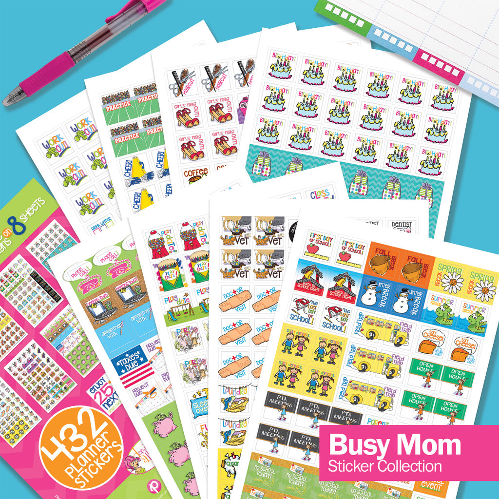 Busy Mom Planner Stickers