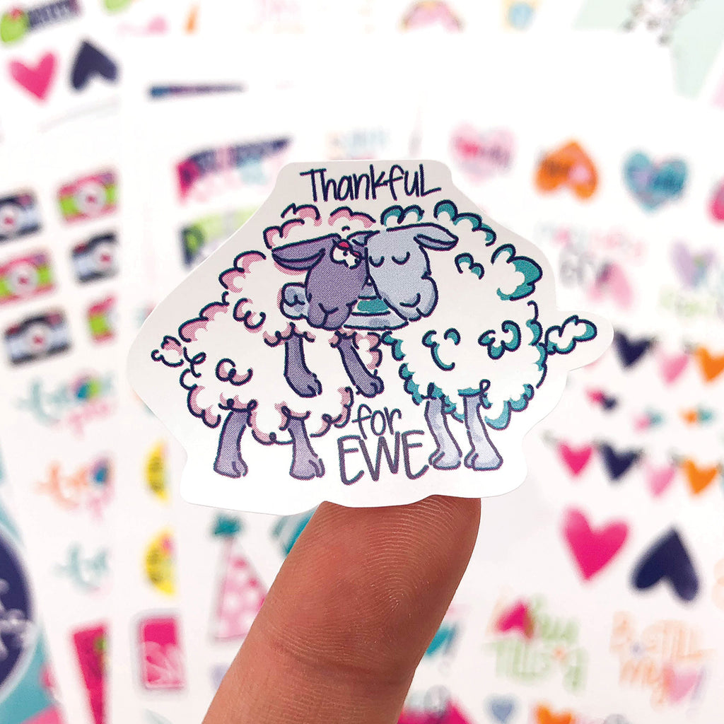 Grateful Heart Gratitude Journal Stickers