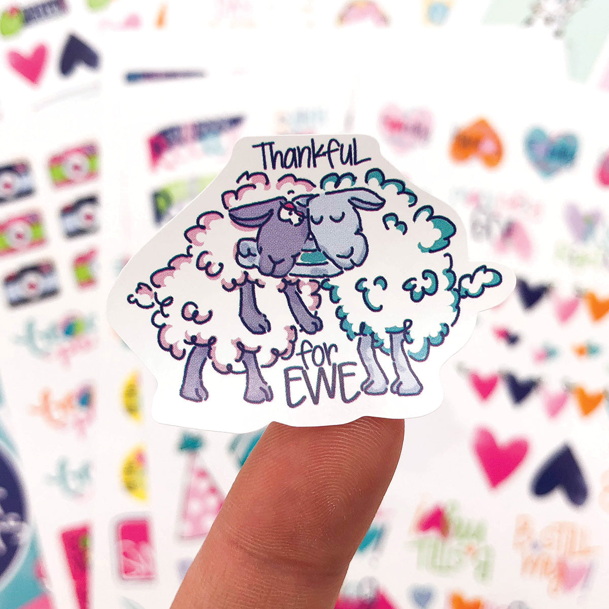 Grateful Heart Gratitude Journal Stickers