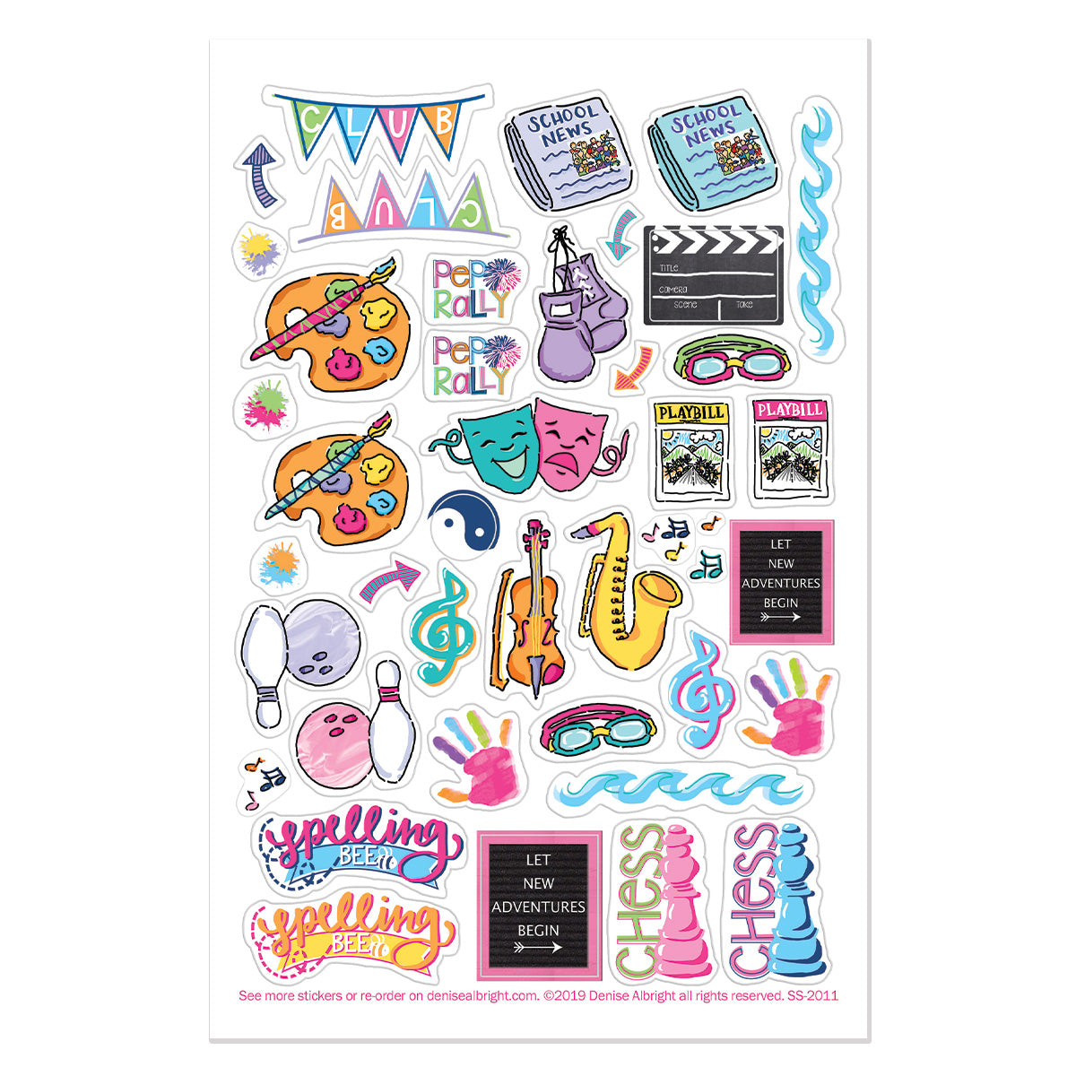 Girl Power Sticker Set