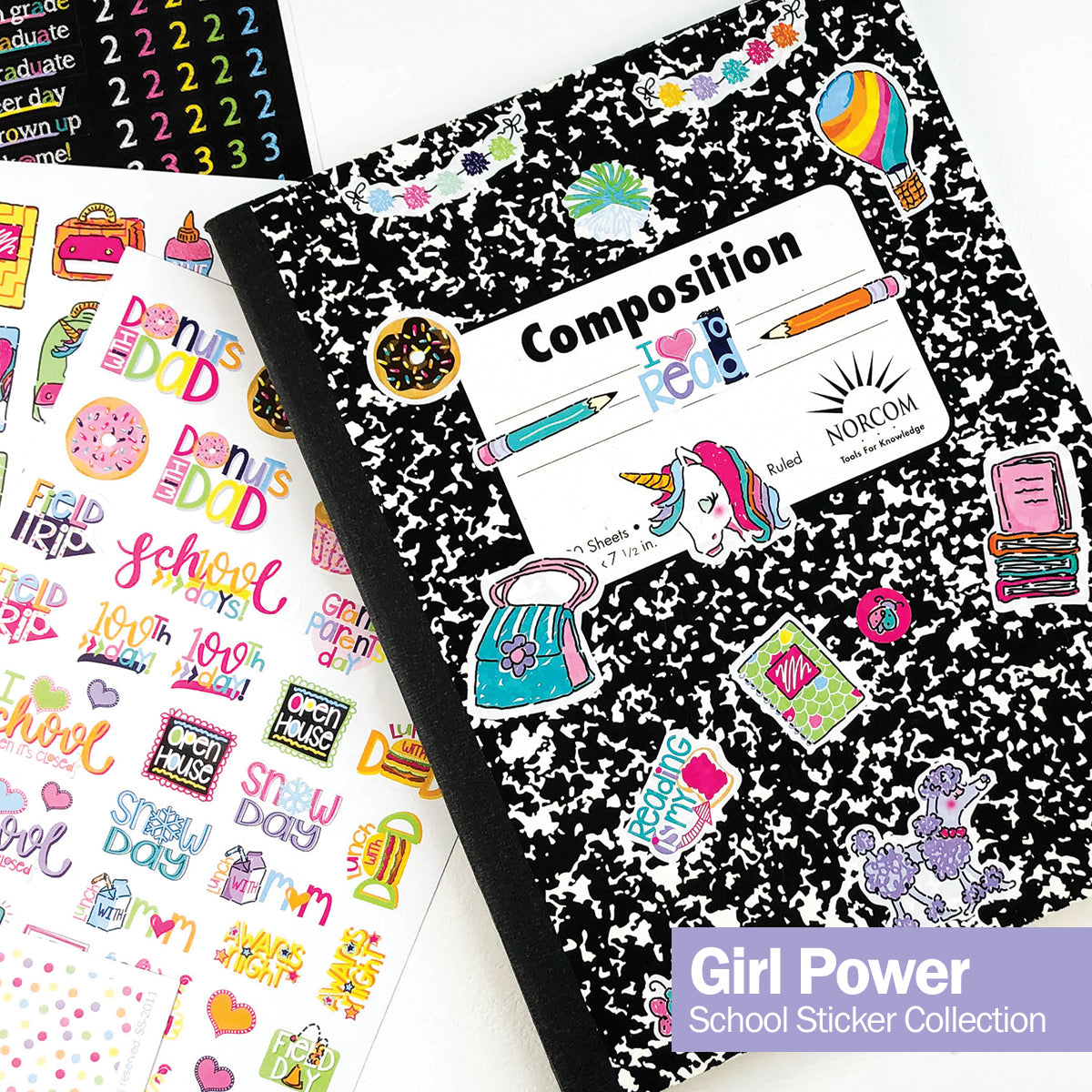 Girl Power Sticker Set