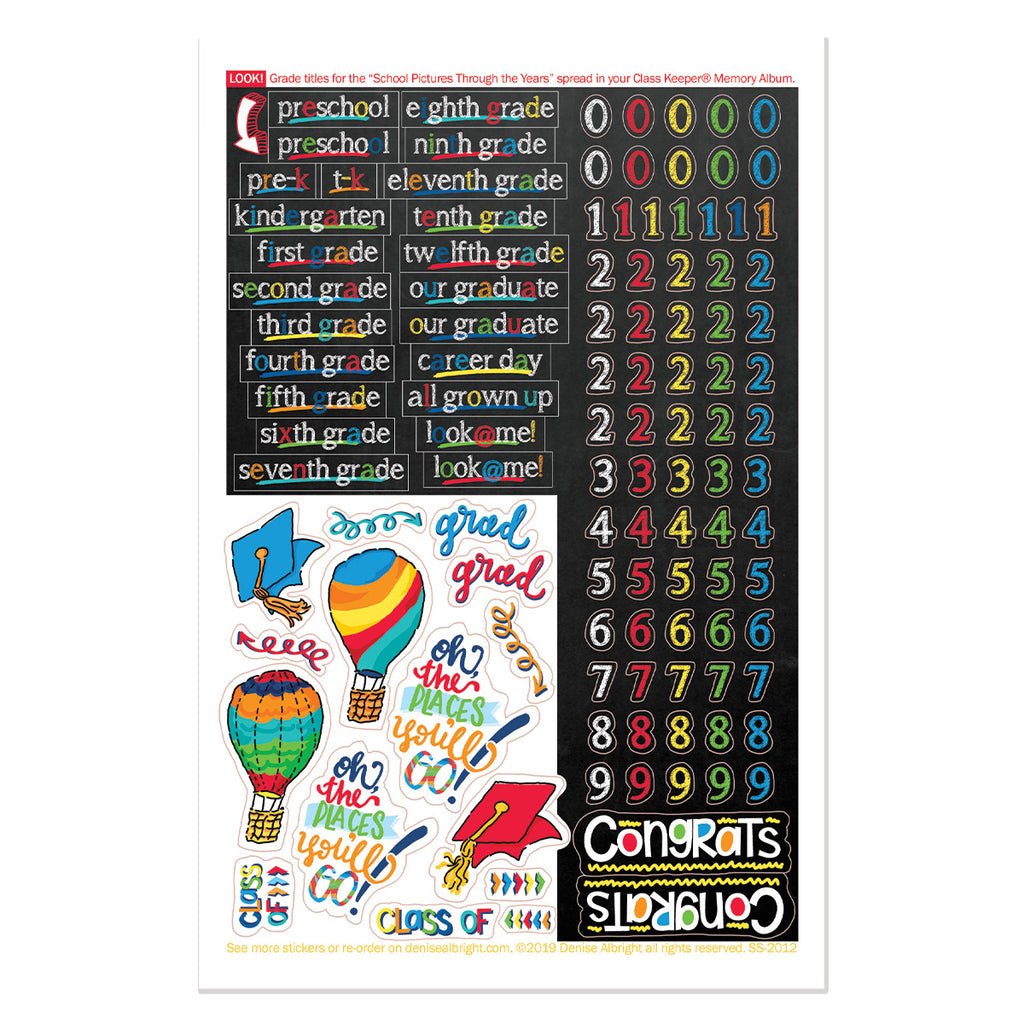 School Rocks Sticker Set