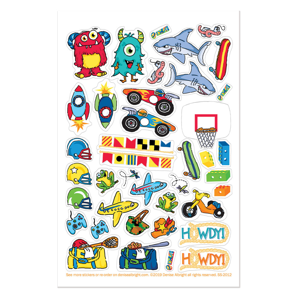 School Rocks Sticker Set