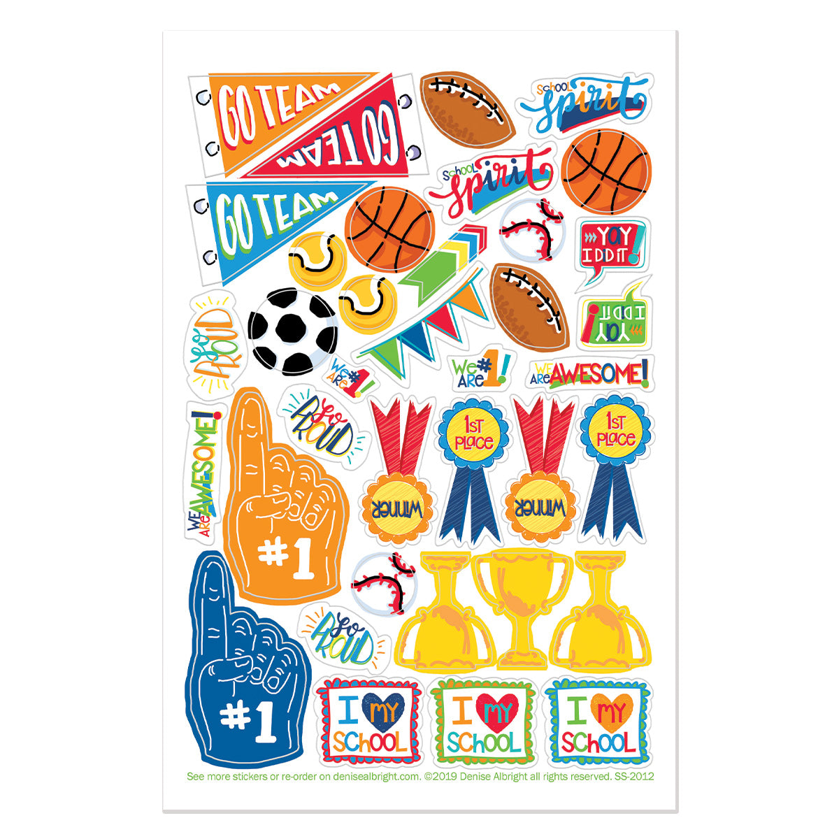 School Rocks Sticker Set