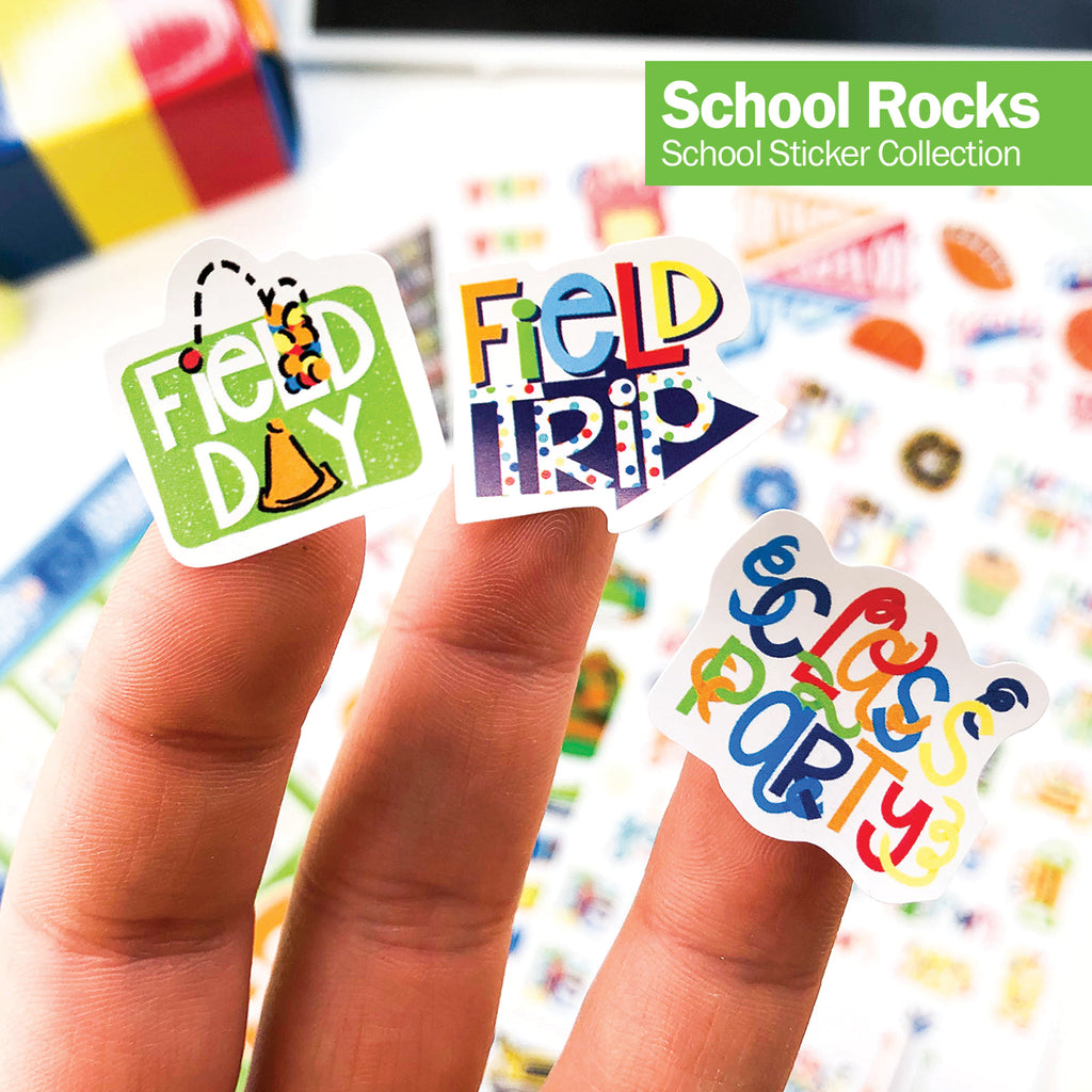 School Rocks Sticker Set