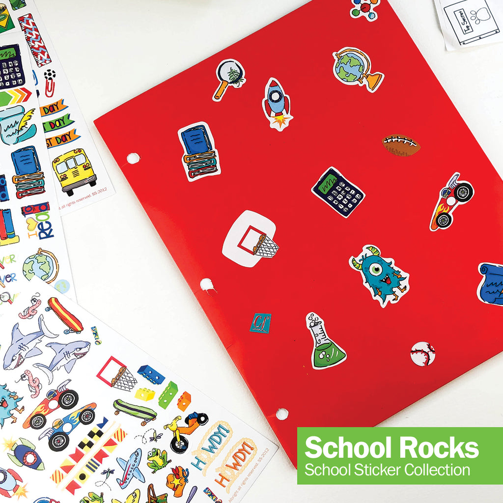 School Rocks Sticker Set