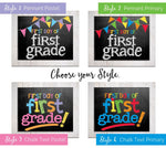 back to school photo prop - boy and girl, grade, school, first day of school, last day of school, pictures, preschool-college