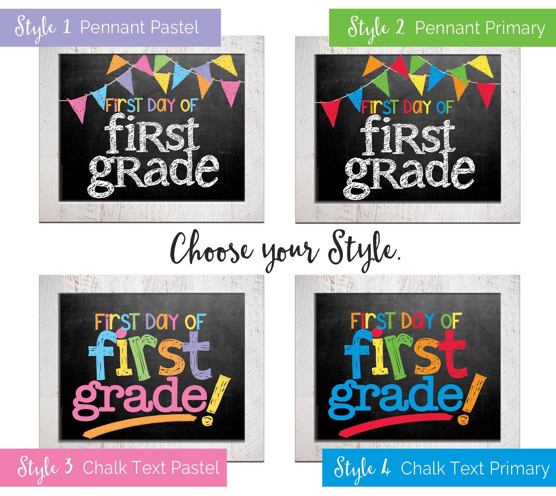 back to school photo prop - boy and girl, grade, school, first day of school, last day of school, pictures, preschool-college