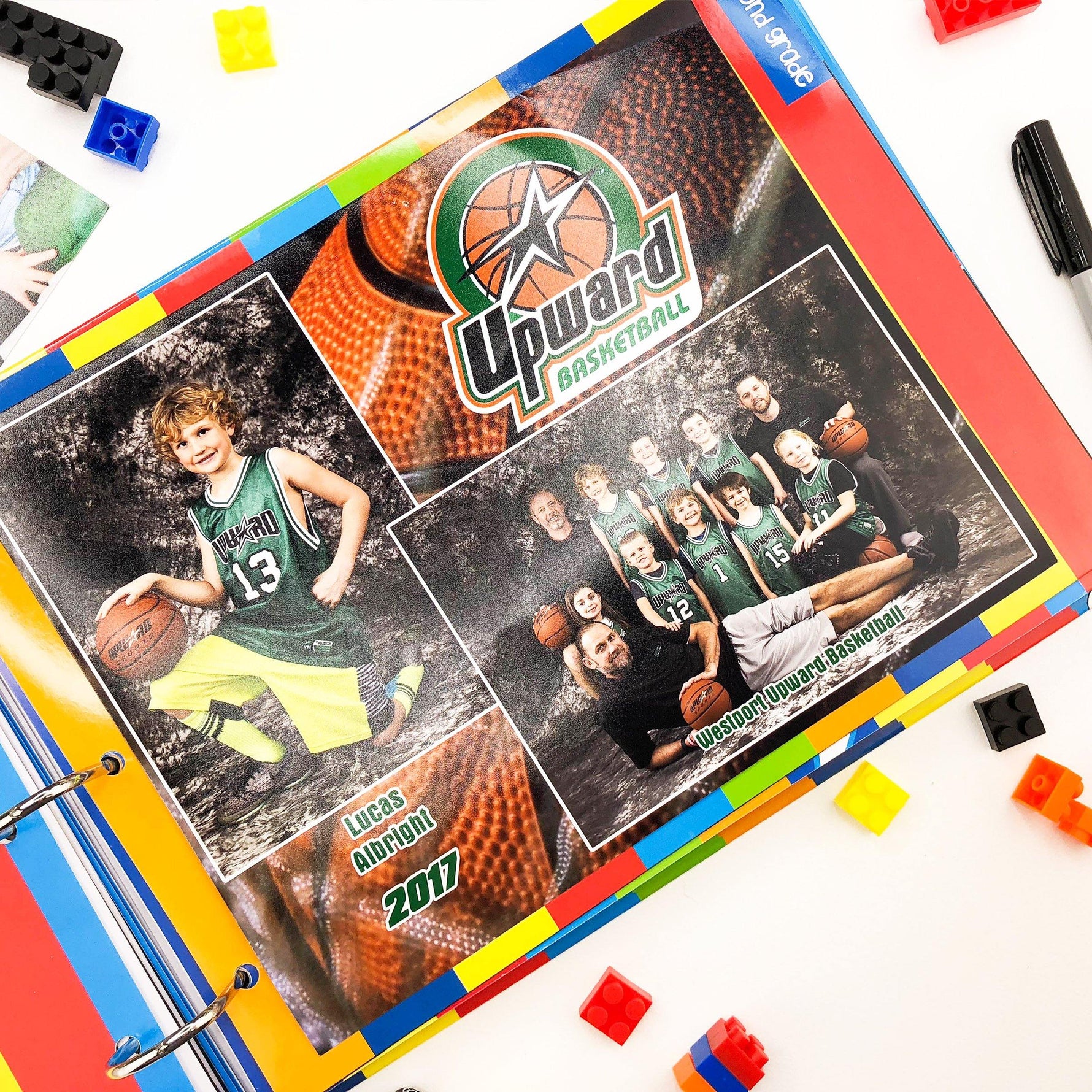 Class Keeper School Keepsake Binder + School Photo Prop Set