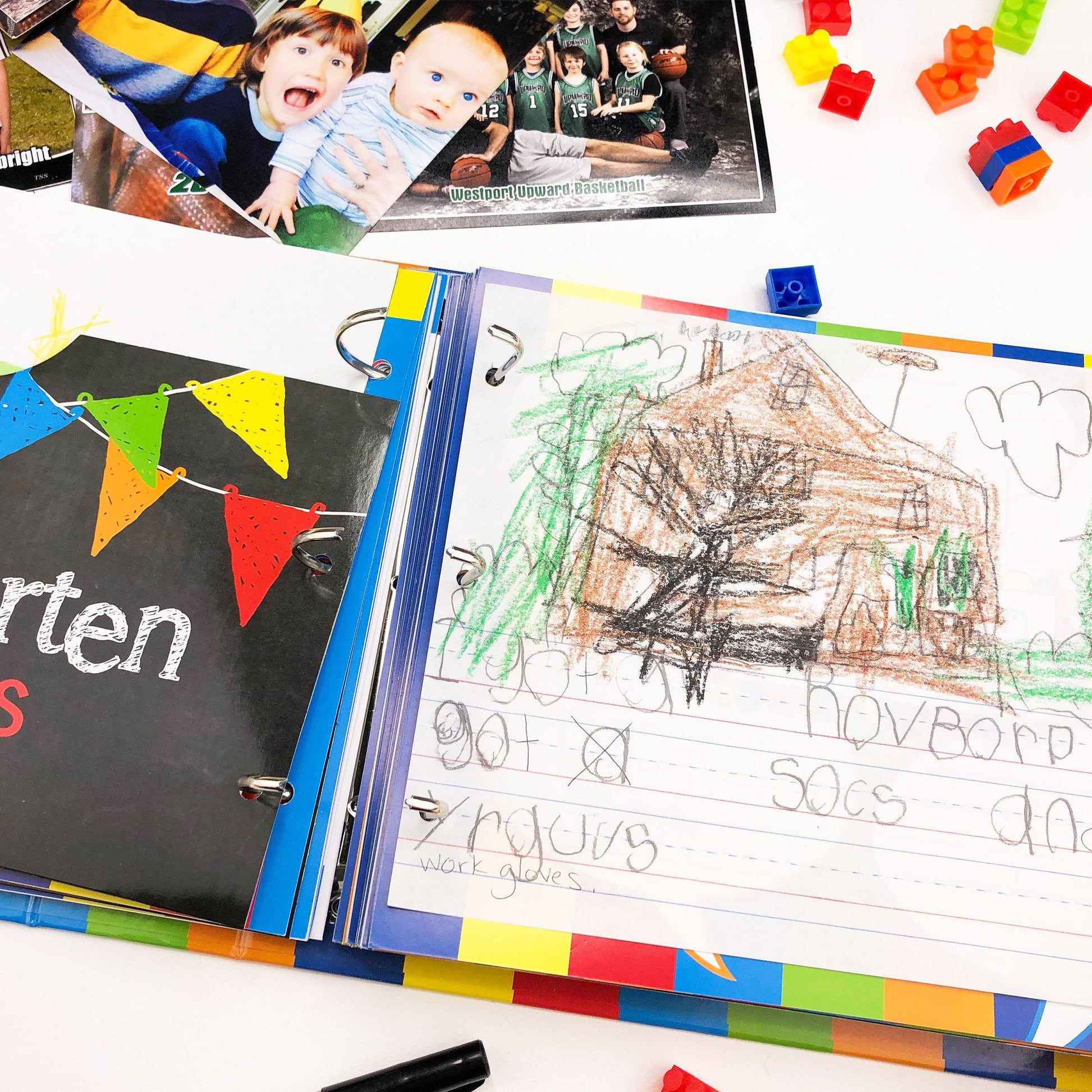 Class Keeper School Keepsake Binder + School Photo Prop Set