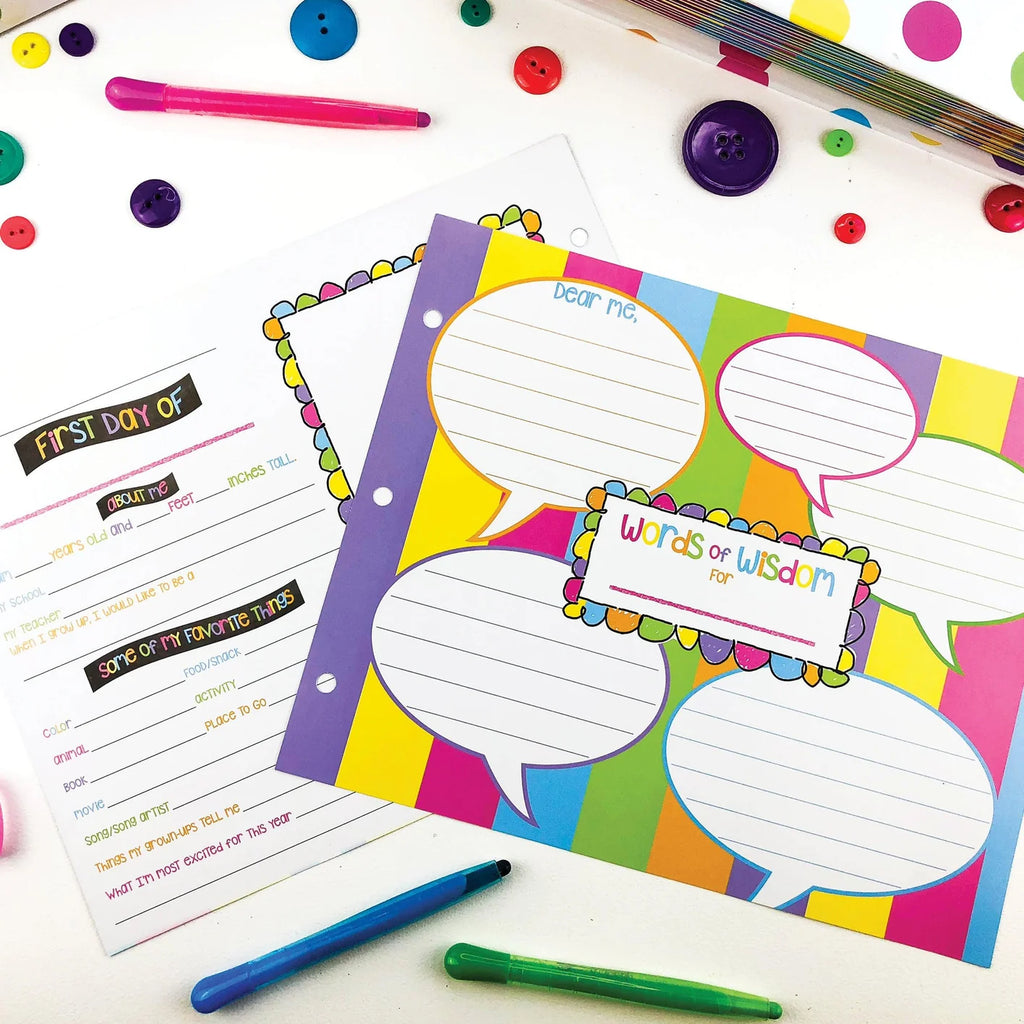Extra Class Keeper® Pastel Dots First & Last Day Pages