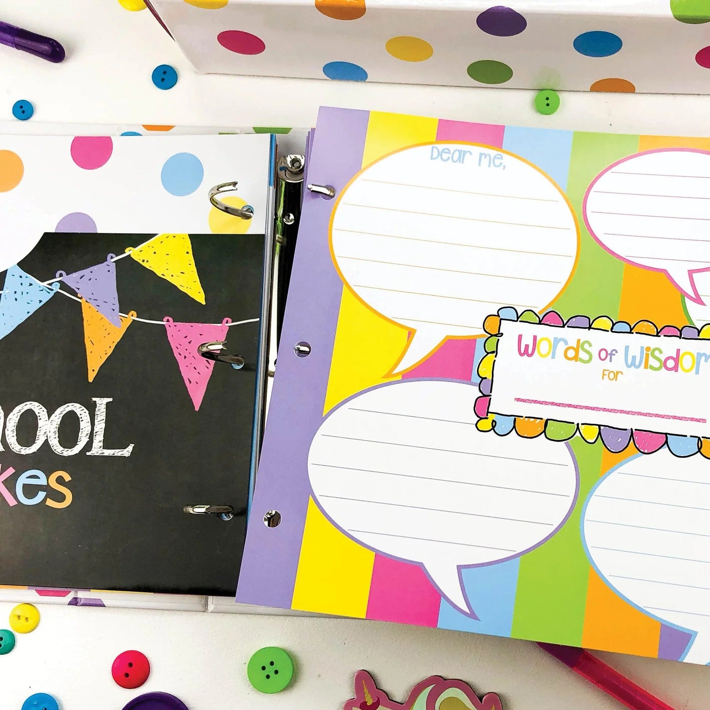 Extra Class Keeper® Pastel Dots First & Last Day Pages