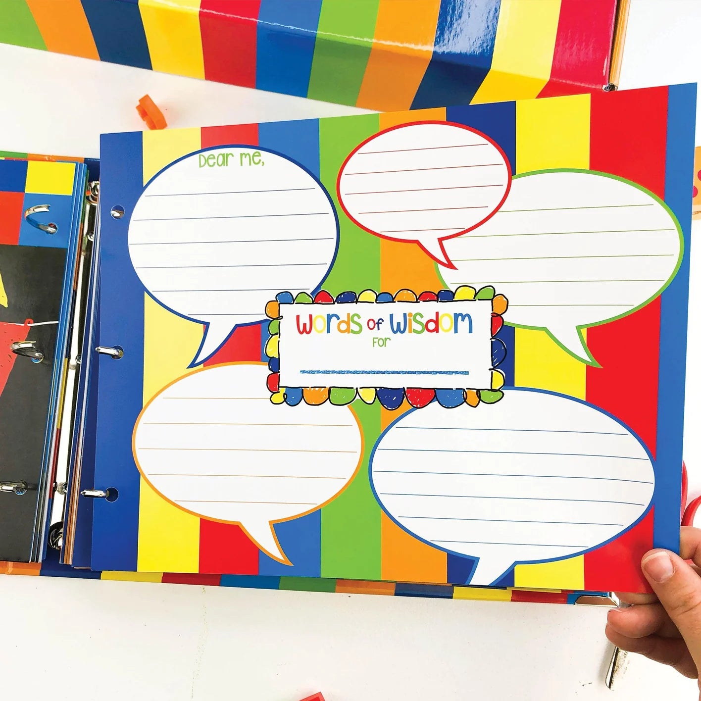 Extra Class Keeper® Primary Stripes Photo & Pocket Pages Kit