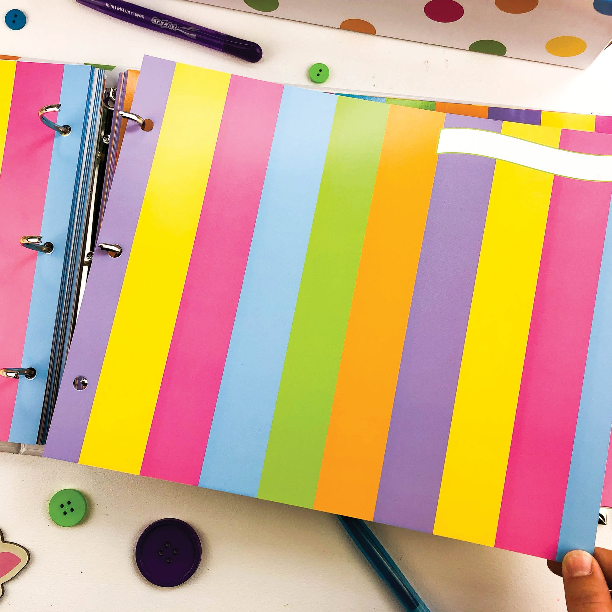 Class Keeper® Extra Class Keeper® Pastel Dots Photo & Pocket Pages Kit