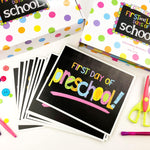 Class Keeper School Keepsake Binder + School Photo Prop Set