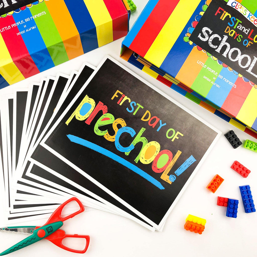 Class Keeper School Keepsake Binder + School Photo Prop Set