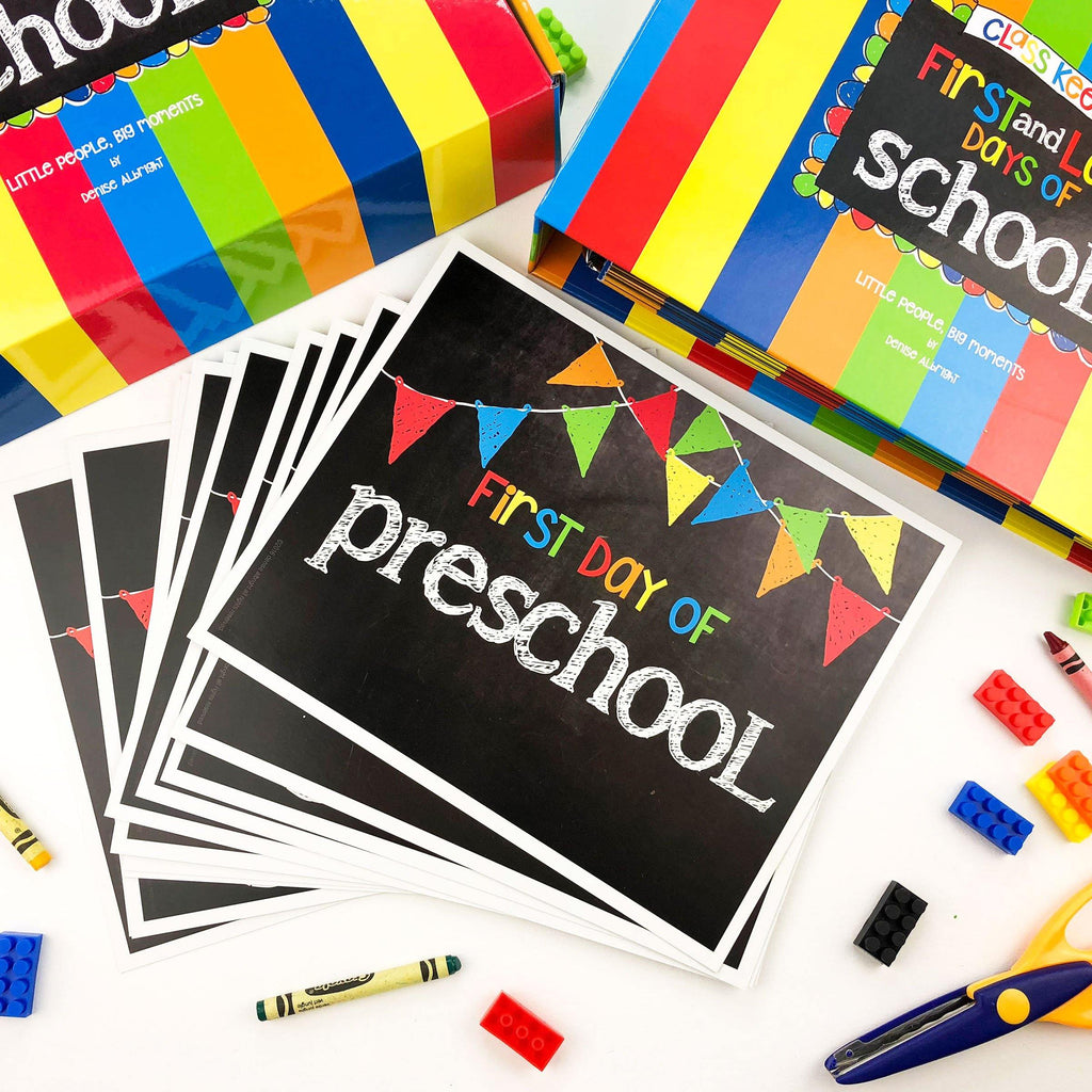 Class Keeper School Keepsake Binder + School Photo Prop Set