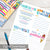 Colorful children's gratitude gift notes with a pen on a wooden surface, labeled 'Digital Download'.