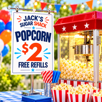 NEW! Birthday Concession Stand Party Kit for Kids