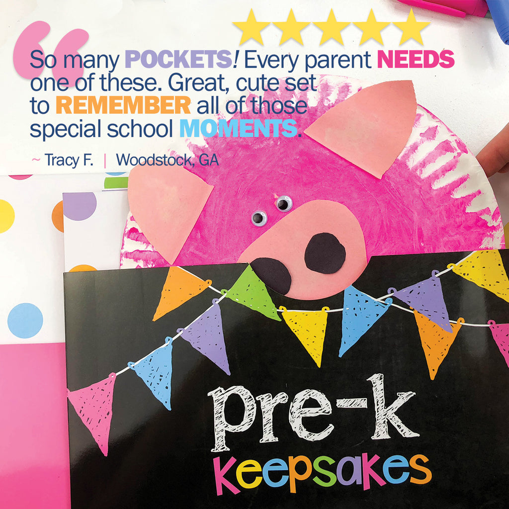 Class Keeper® School Days Memory Book Pastel Dots