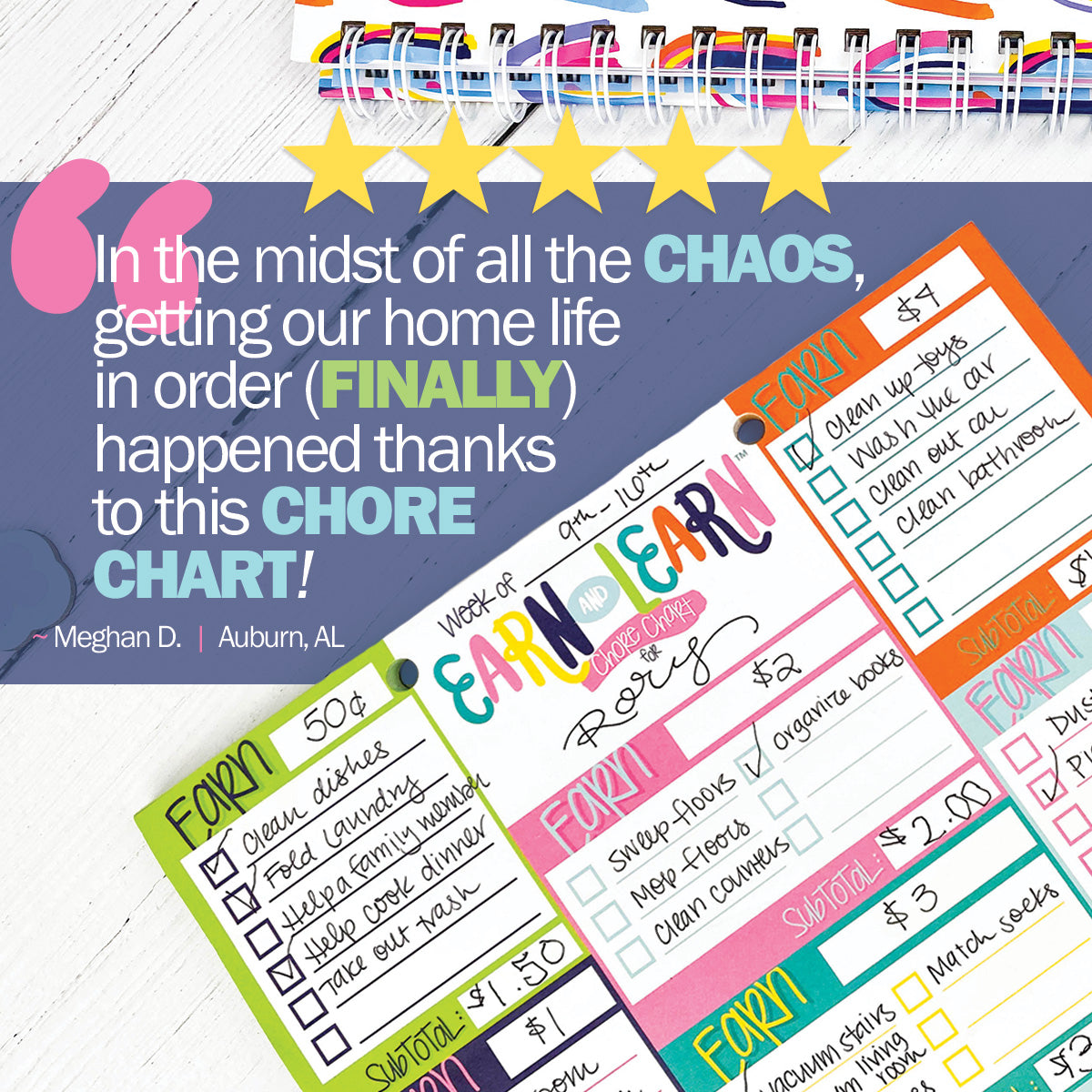Happy Habits Bundle for Kids | Chore Chart, Gratitude Journal & Stickers