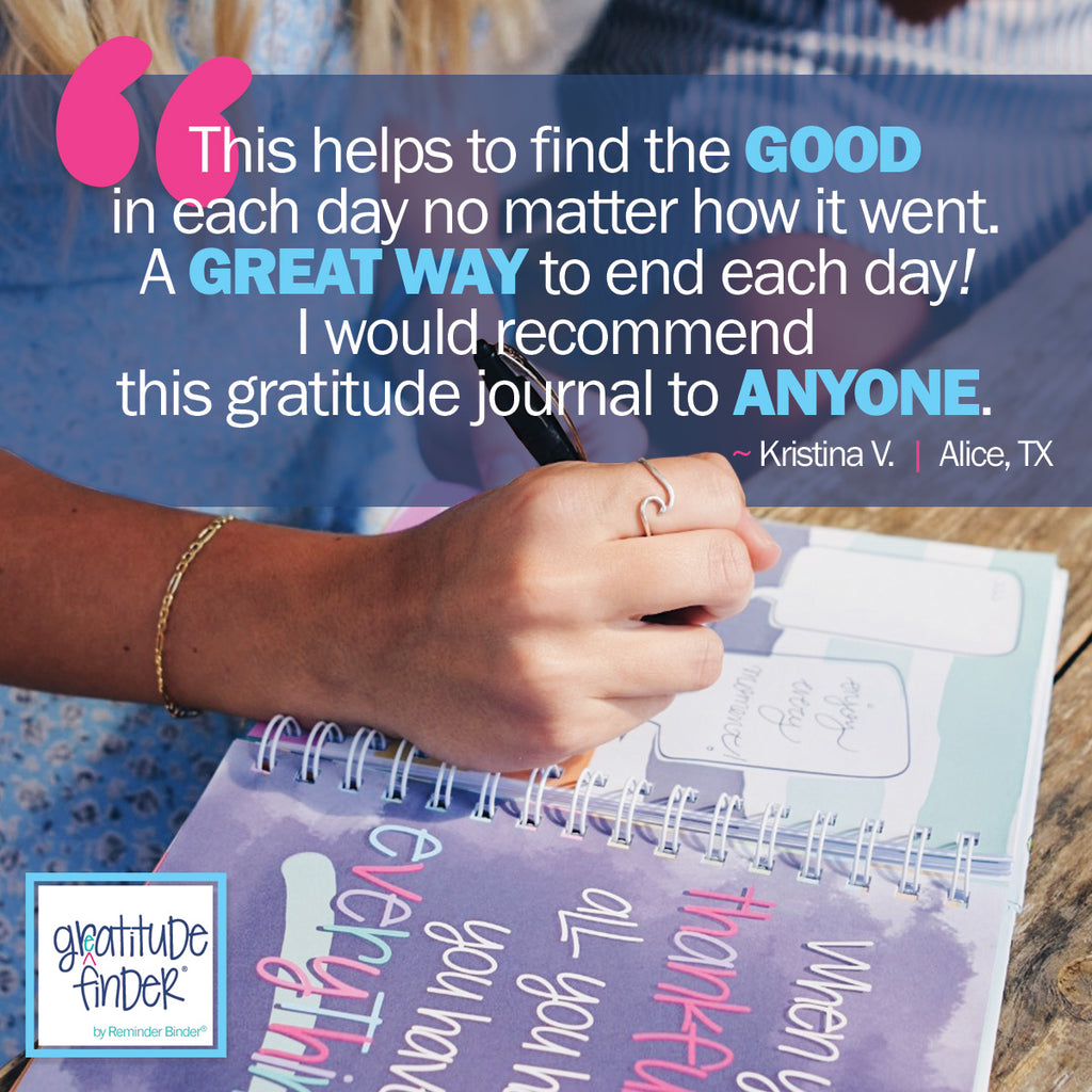 Gratitude Finder® Rain-Boho Gratitude Journal