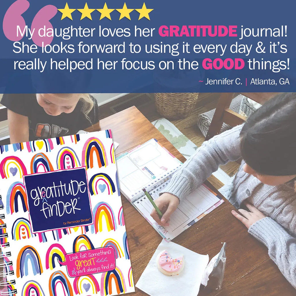 Gratitude Finder® Rain-Boho Gratitude Journal